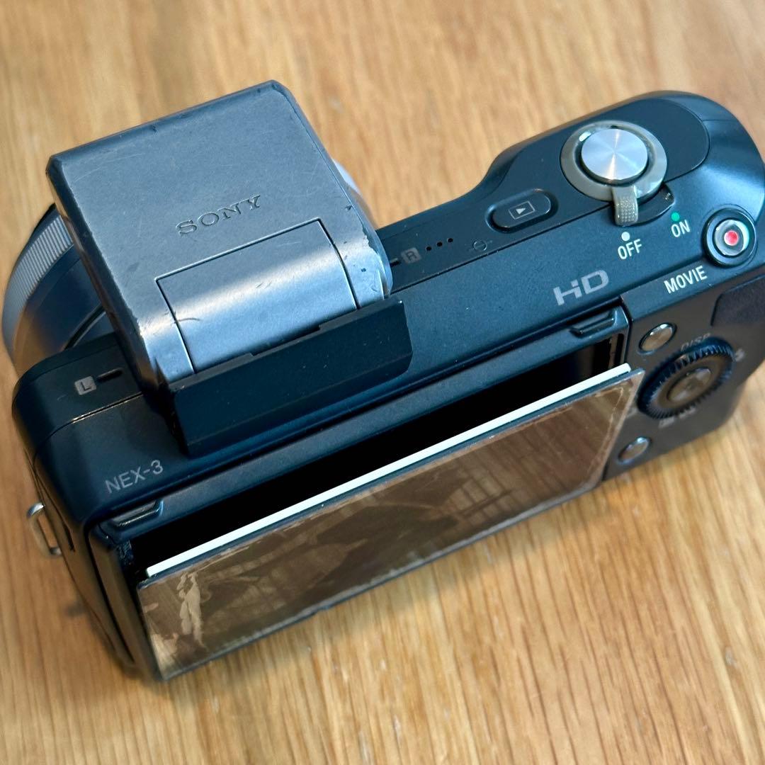 【ジャンク】SONY NEX-3 ミラーレスカメラ レンズ2本
