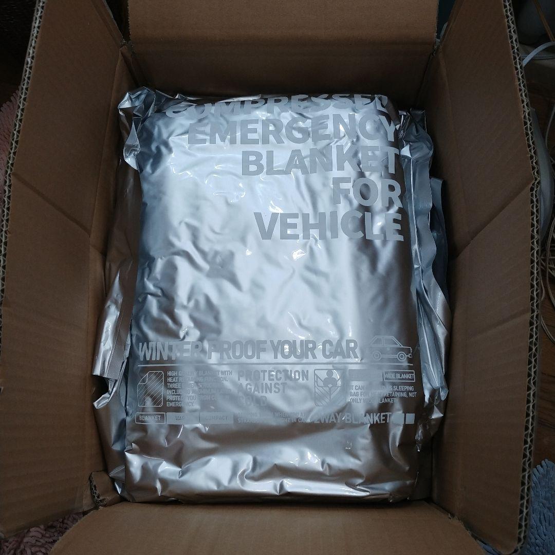 新品・未開封　圧縮緊急ブランケット 車用 150cm x 170cm×５セット
