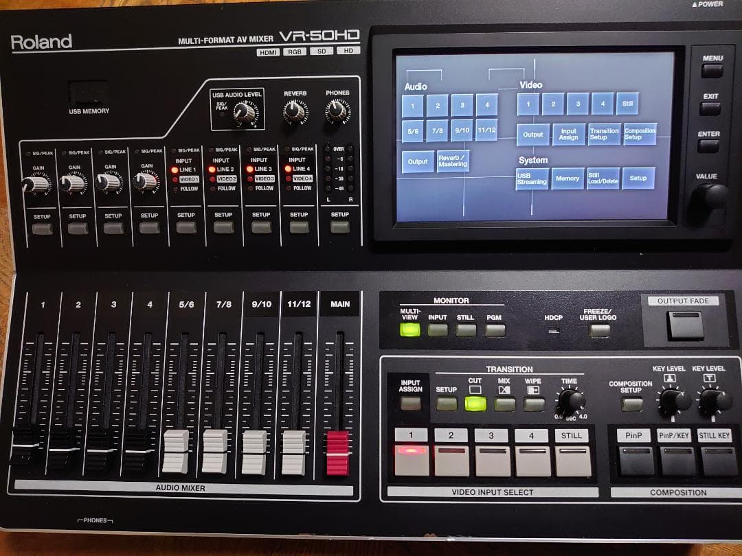 J*e様 Roland VR-50HD　ローランド マルチフォーマットAVミキサ