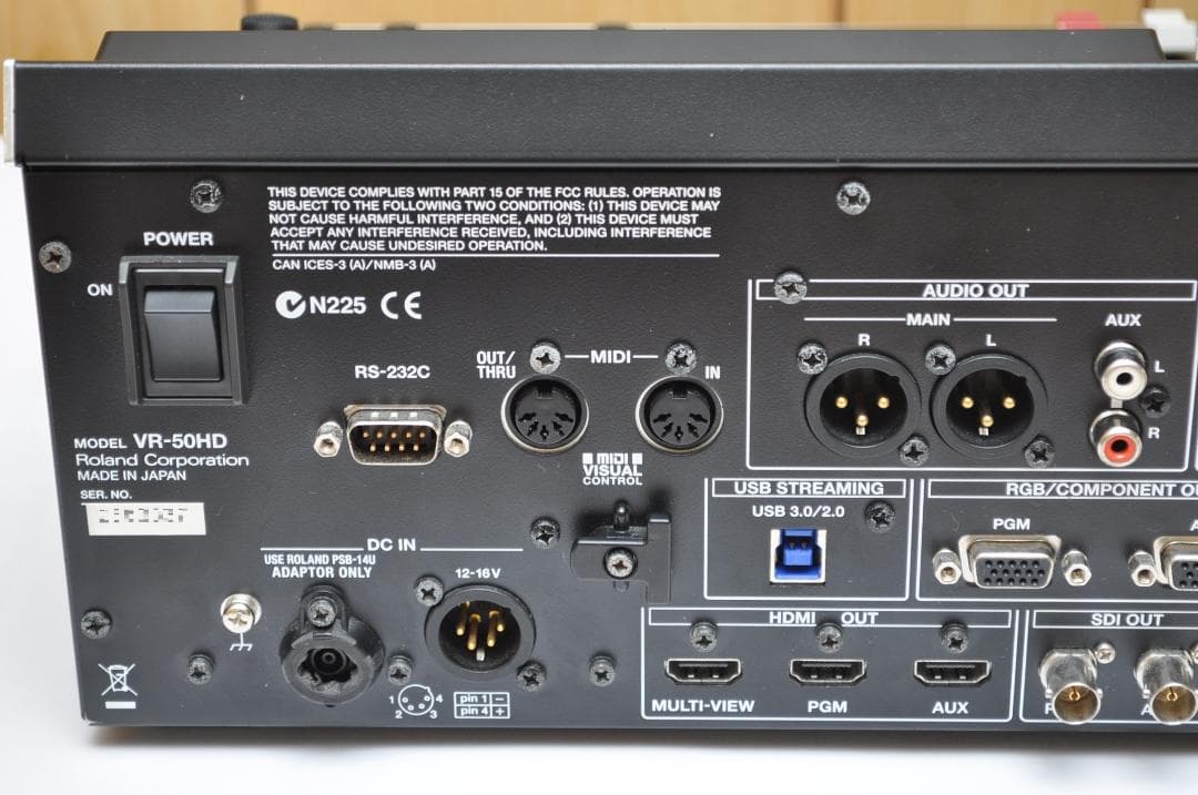 J*e様 Roland VR-50HD　ローランド マルチフォーマットAVミキサ