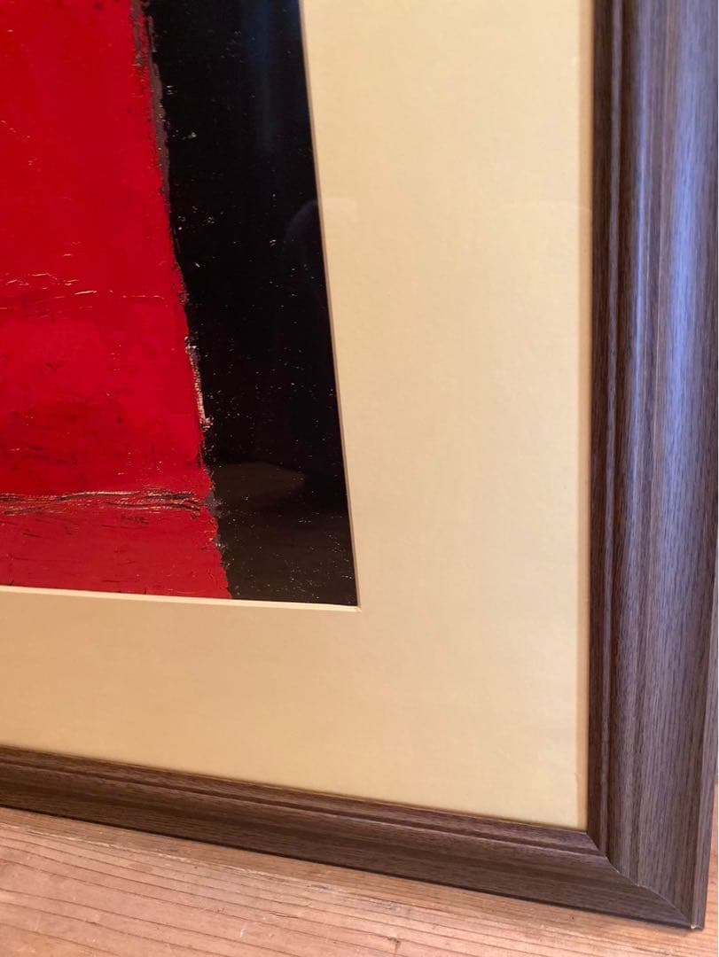 ベルナール カトラン 赤いテーブル 花束