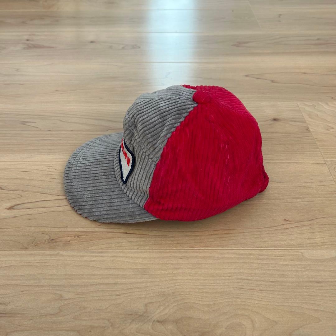 希少！ 90s 日本製 バイカラー 2トーン コーデュロイ レッド×グレー