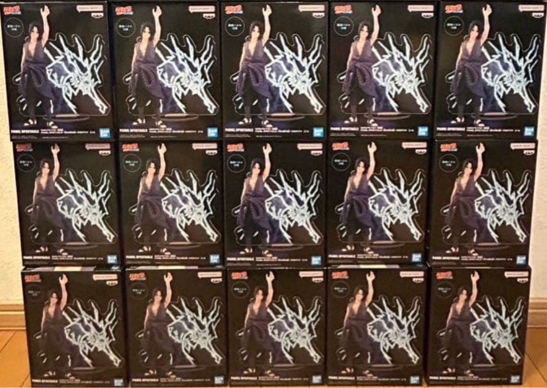 ナルト　疾風伝　PANEL SPECTACLE フィギュア サスケ15個セット