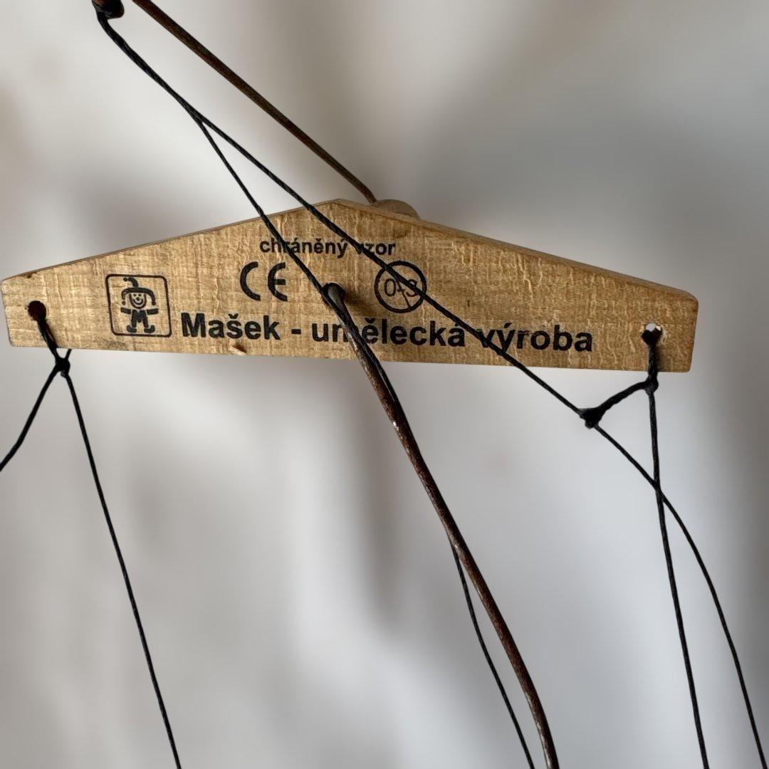 チェコ　マシェク社製　あやつり人形 おおかみ男　おばあさん　2体セット