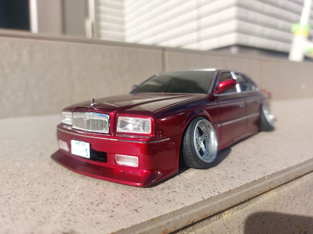 アオシマ　プラモ　ホイール　タイヤ　車　深リム