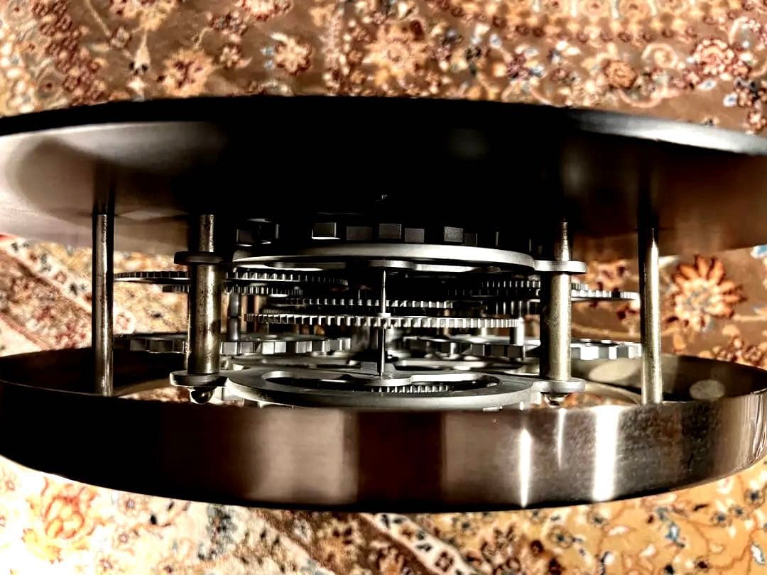 【デッドストック】インダストリアル調 大型クロック 動作確認済み