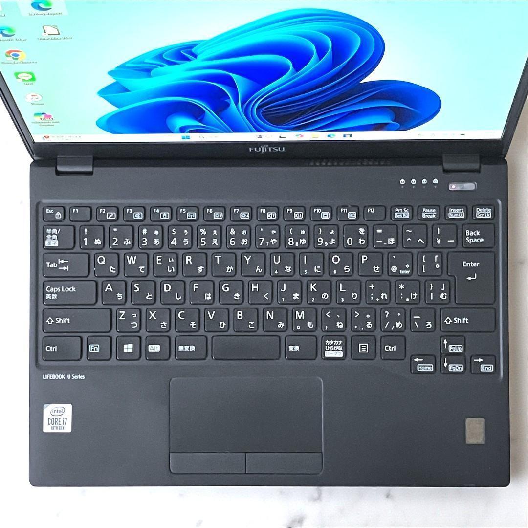 富士通U9310/D/第10世代/ノートパソコン/Core i7/メモリ16GB