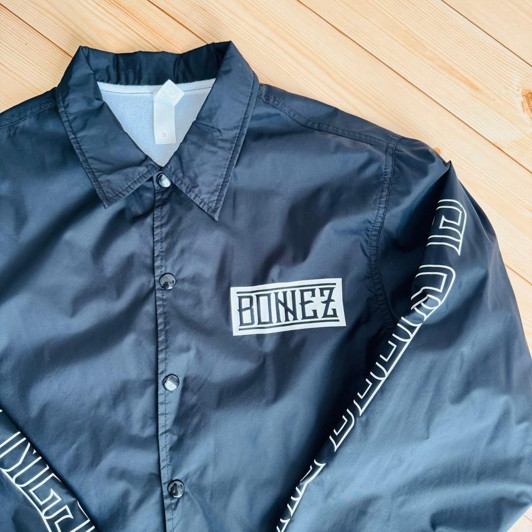 モンキーくん  The BONEZ コーチジャケット ブラック S