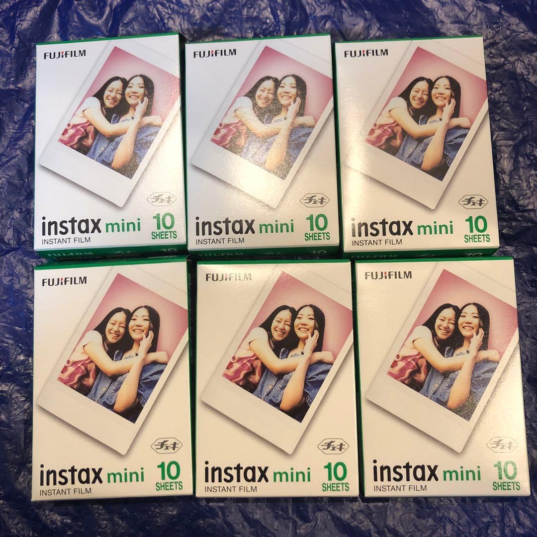 FUJIFILM instax mini フィルム 10枚入り　6個セット