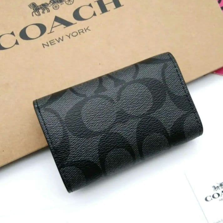 新品　COACH　キーケース　キーリング　メンズ