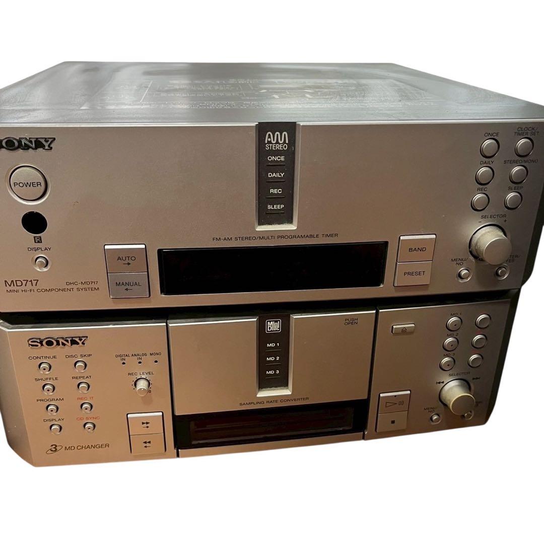 SONY MS717シリーズ ミニコンポ 一式セット アンプ・CDプレーヤー