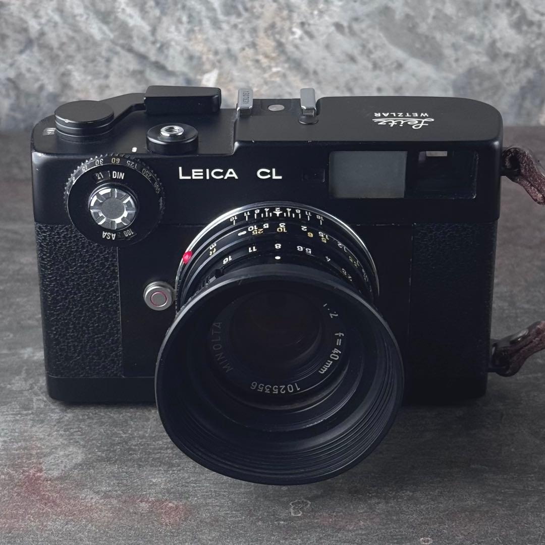 【実用良品】LEICA CL+M-ROKKOR 40mm f2