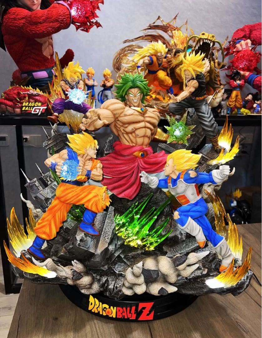 ドラゴンボール ブロリー ガレキ ガレージキット スタチュー X③④