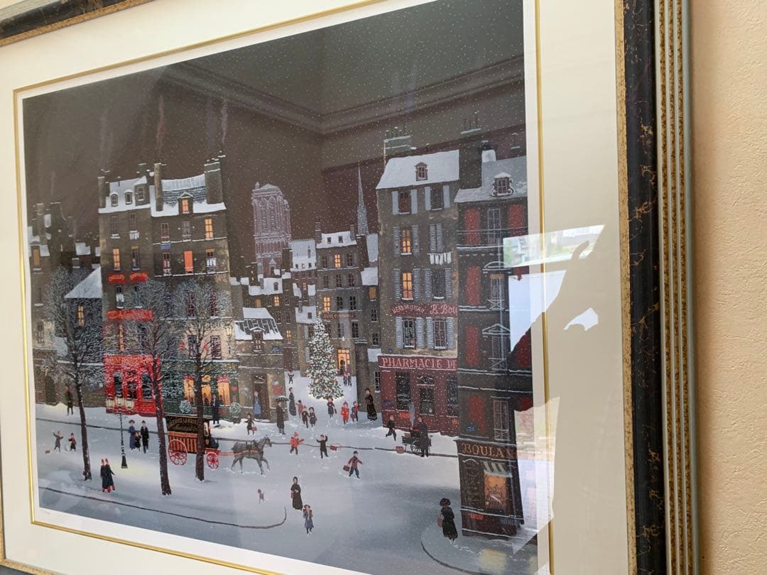 ミシェルドラクロア　クリスマスの休日　シルクスクリーン