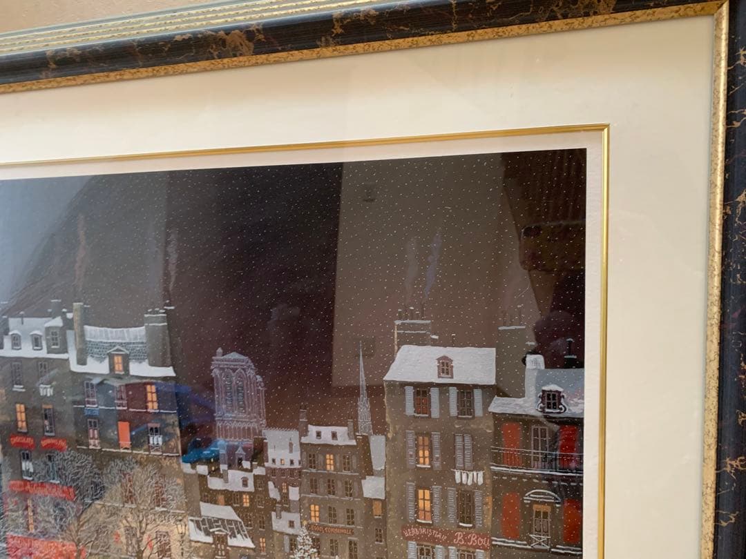 ミシェルドラクロア　クリスマスの休日　シルクスクリーン