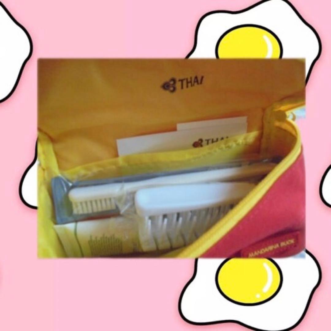 タイ航空 マンダリンダック ビジネスクラス アメニティ 非売品 赤