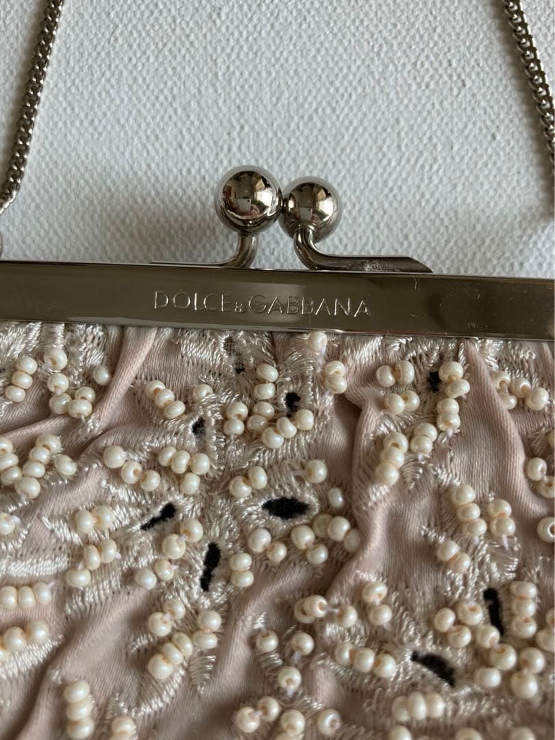 1990年代　Dolce & Gabbana ビーズ刺繍 クラッチバッグ