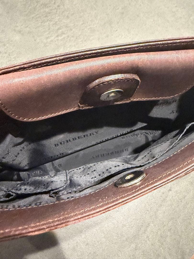 BURBERRY チェック柄ショルダーバッグ