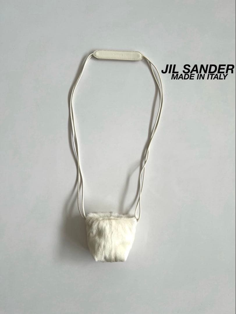 新品 JIL SANDER FUR MINI SHOULDER BAG