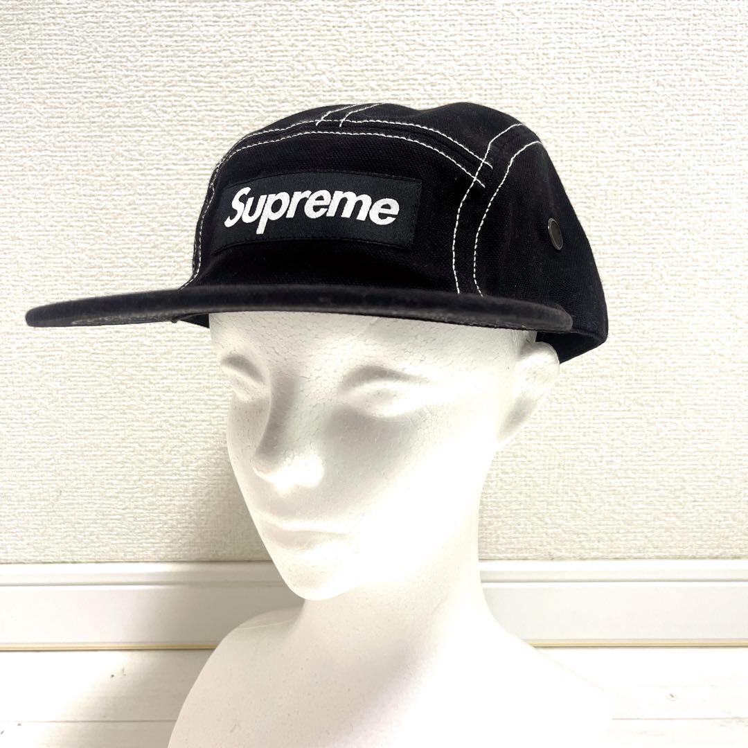Supreme Field Camp Cap モーガン蔵人 黒 キャップ 帽子