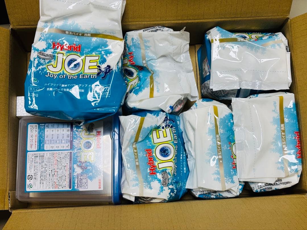 ハイブリッド浄 善玉バイオ洗剤1.3kg×6袋 ケーススプーン付き