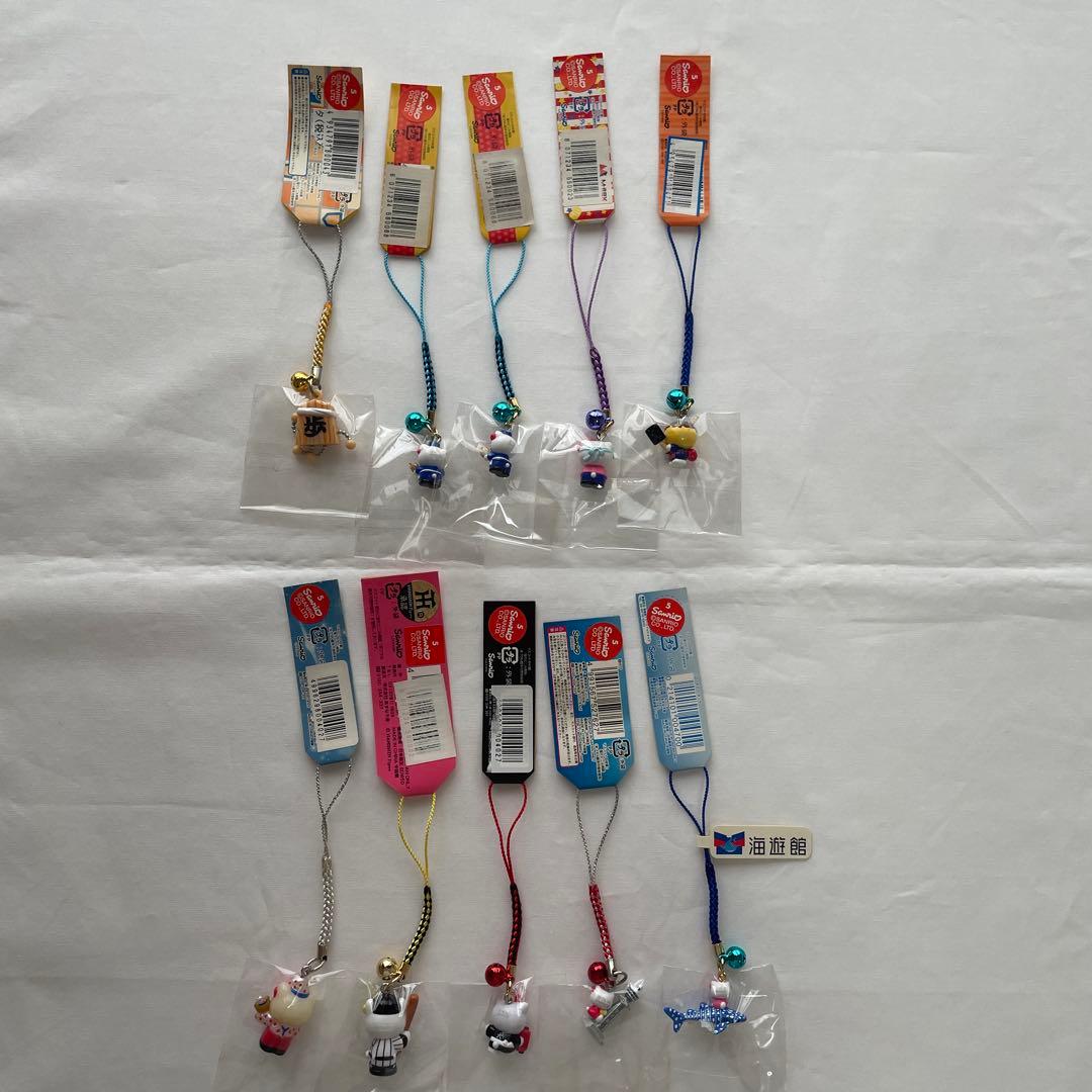 新品◆大阪 ハローキティ ご当地キティ 根付けストラップ 10個セット◆匿名配送