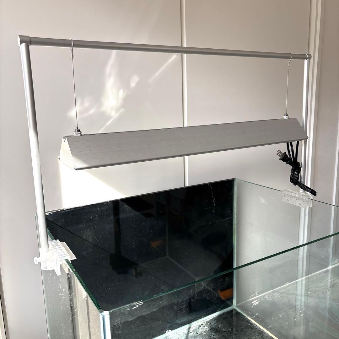 ☆大きなガラス水槽とLED照明、水槽台、その他一式セット☆