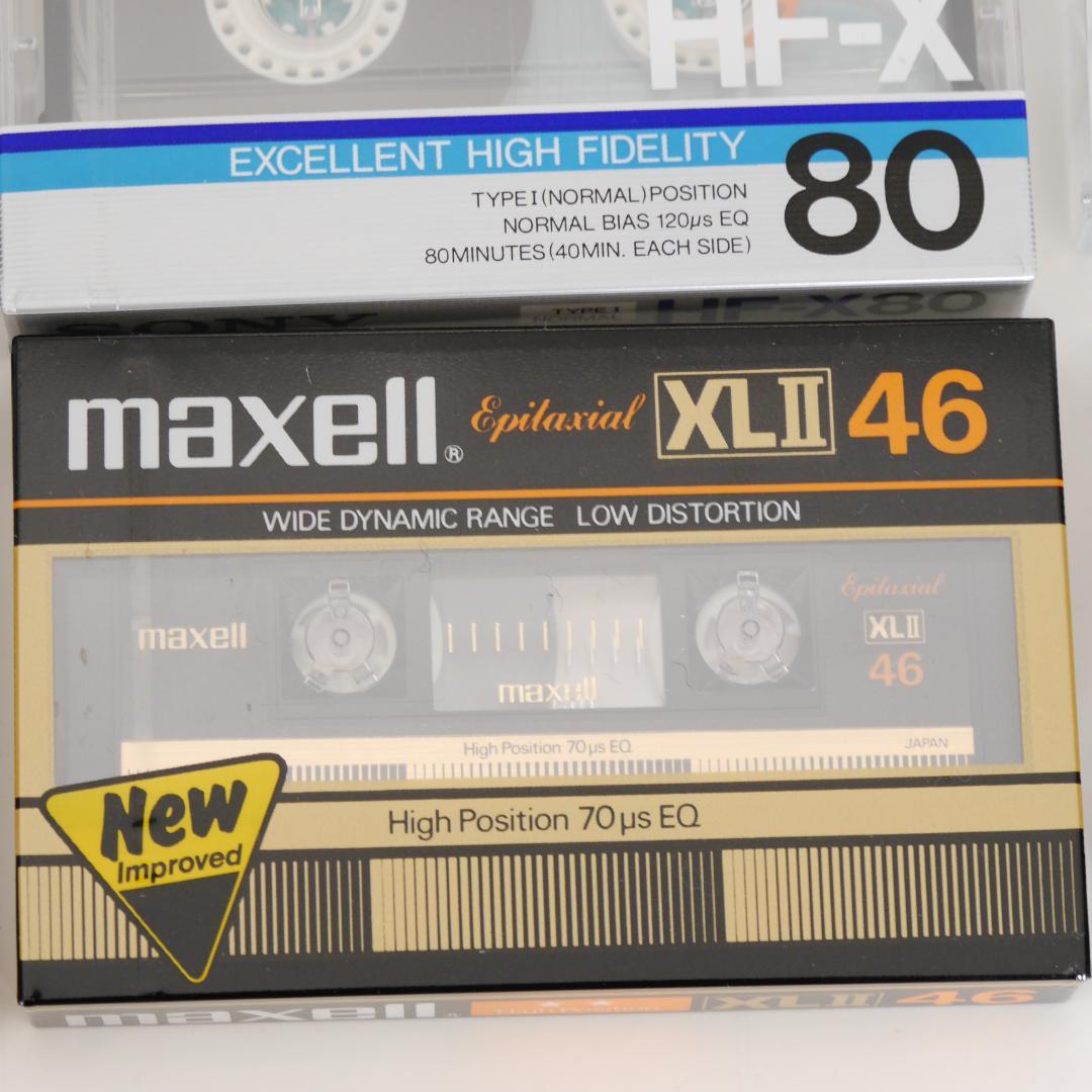 【未使用】カセットテープ56本（ノーマル43、ハイポジ12、メタル1）＊開封済5
