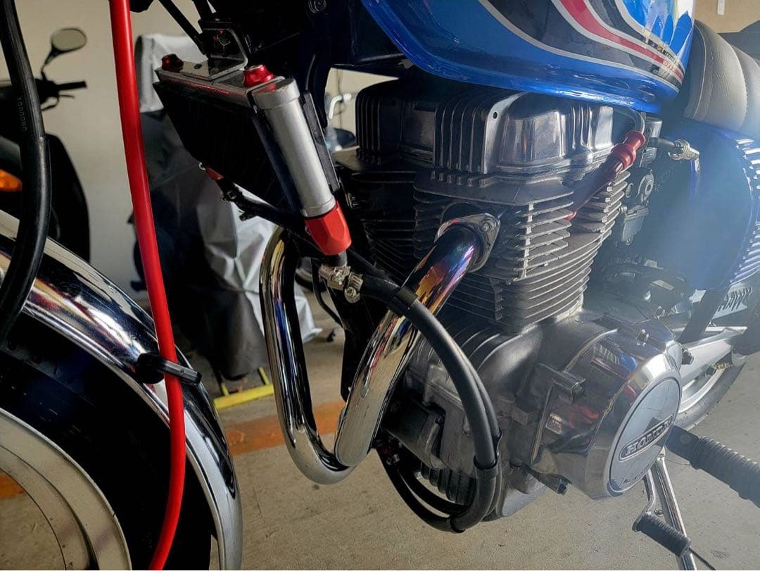 CB400T ホーク用One'S&M製 オイルクーラー