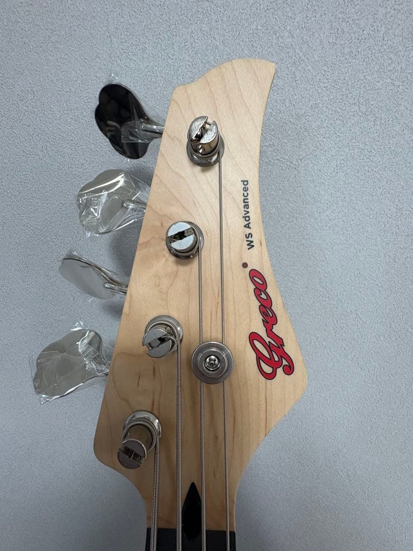 赤　grecoエレキベース　アコギ　未使用