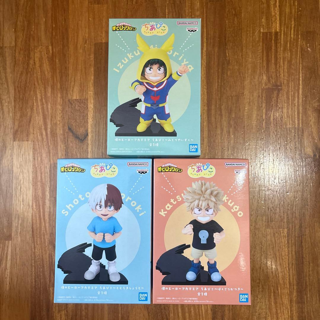 ヒロアカ　みどりやいずく　ばくごうかつき　とどろきしょうと　ちあぴこ　フィギュア