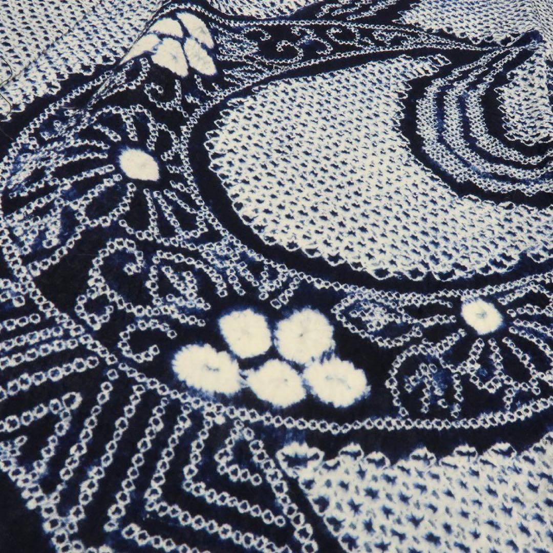 ん✺美品未着用 有松鳴海絞り 高級浴衣 着物 A3290