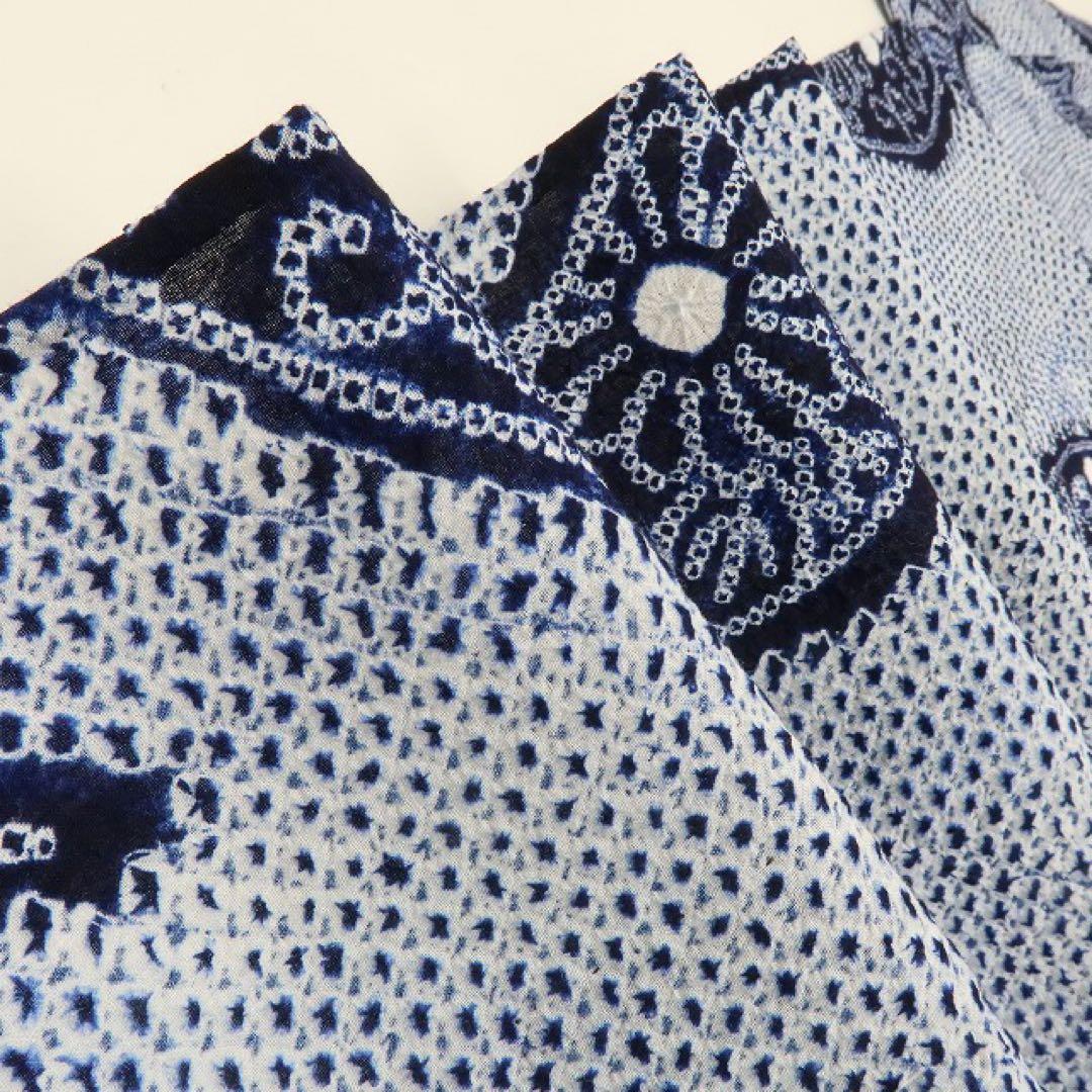 ん✺美品未着用 有松鳴海絞り 高級浴衣 着物 A3290