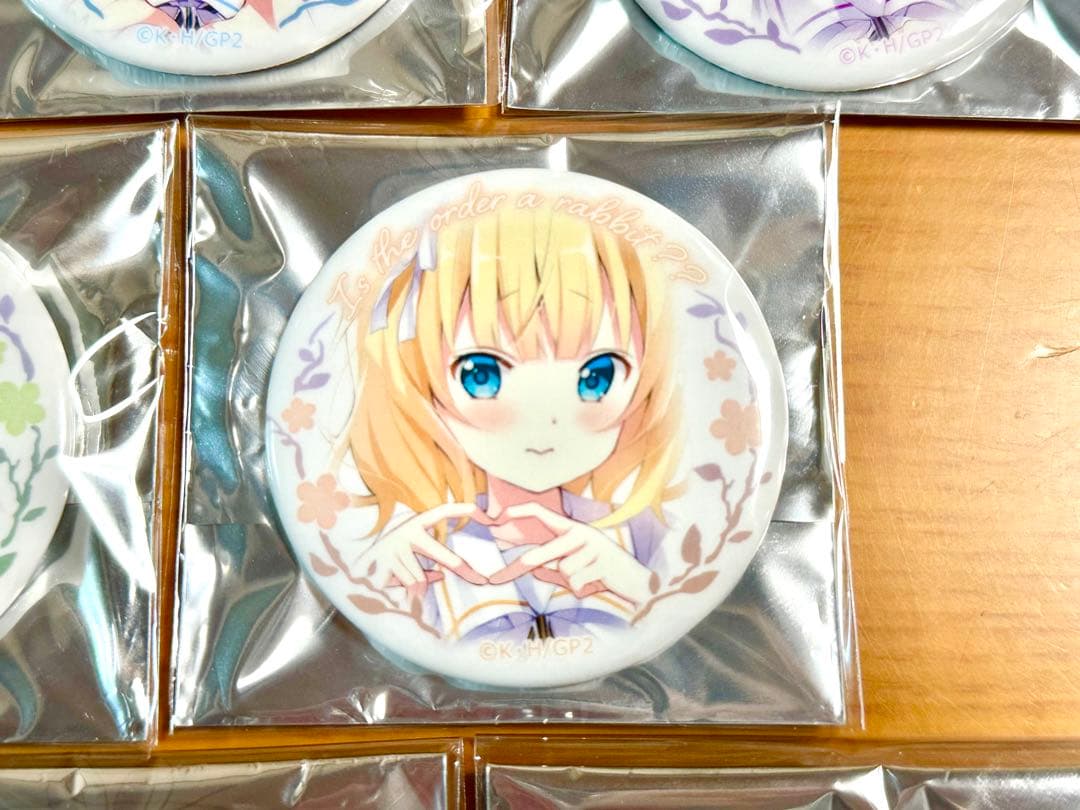 【新品・未使用】ごちうさ ハートポーズ 缶バッジ 8種コンプセット C97