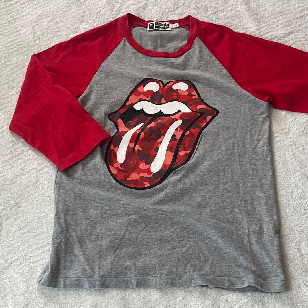 A Bathing Ape × Rolling Stones 7部 Tシャツ M