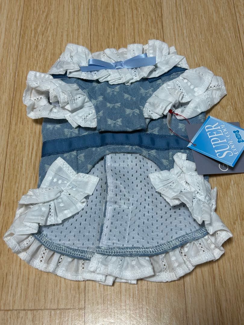 【値下中！】新品未使用godpiva COOLデニムハーネス リボン柄 S