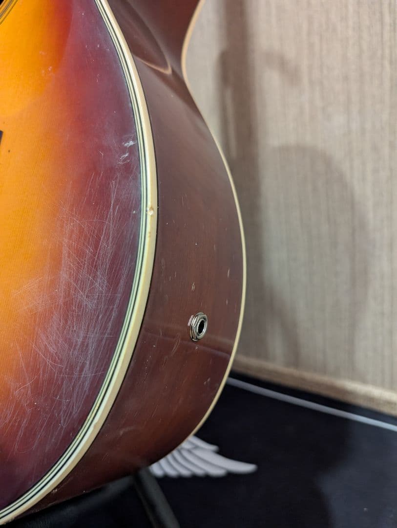 良音/YAMAHA　FS-325/TBS 改エレアコ　弦低め　サドル真鍮