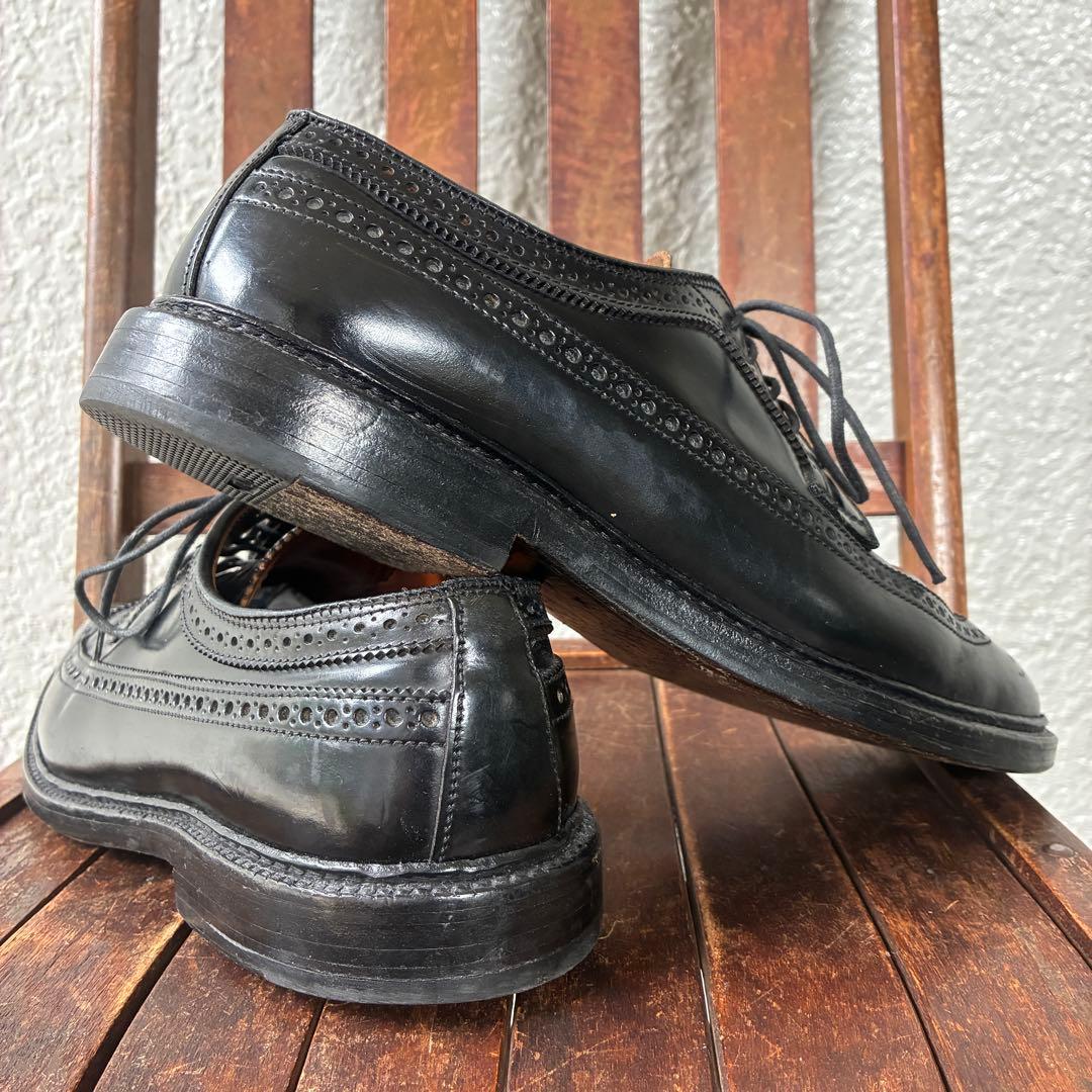 コードバンALDEN オールデン革靴レザーシューズ8 C/Eヴィンテージ USA