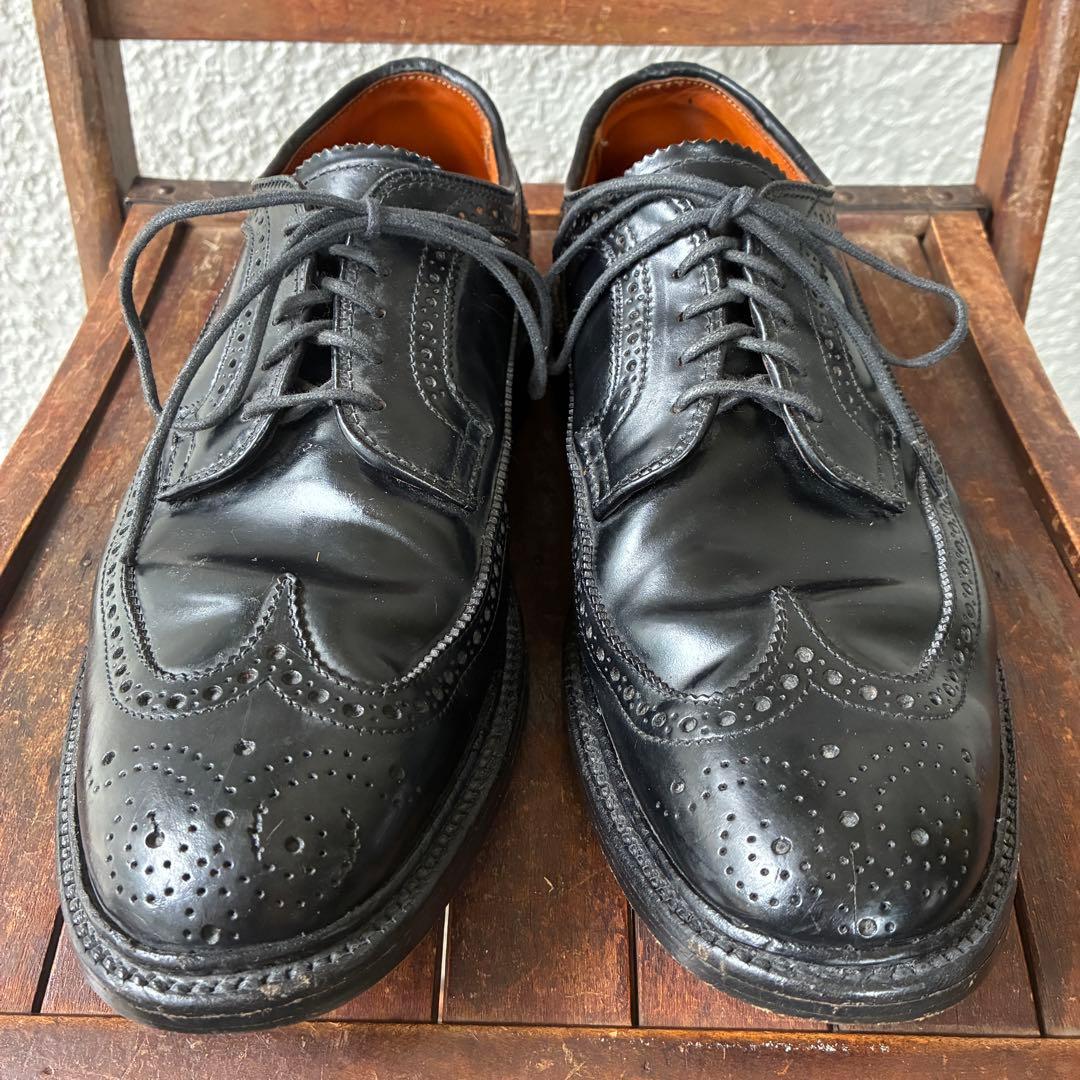 コードバンALDEN オールデン革靴レザーシューズ8 C/Eヴィンテージ USA