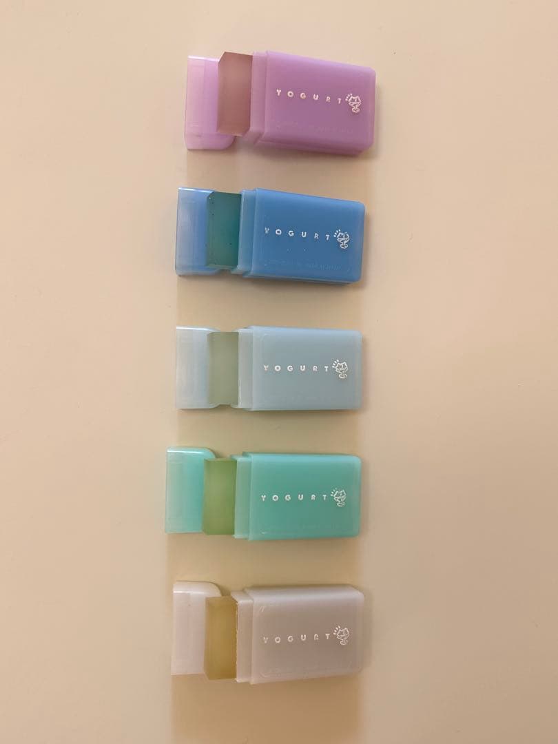 昭和レトロ　MITSUKAN YOGURT 消しゴム　ファンシー