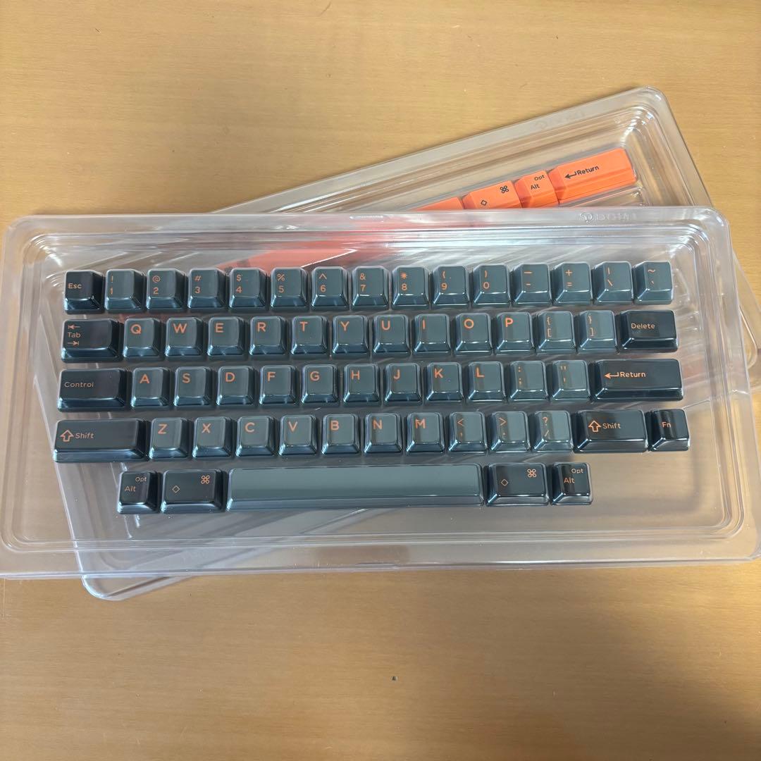 Domikey HHKB Keycaps オレンジ×グレー