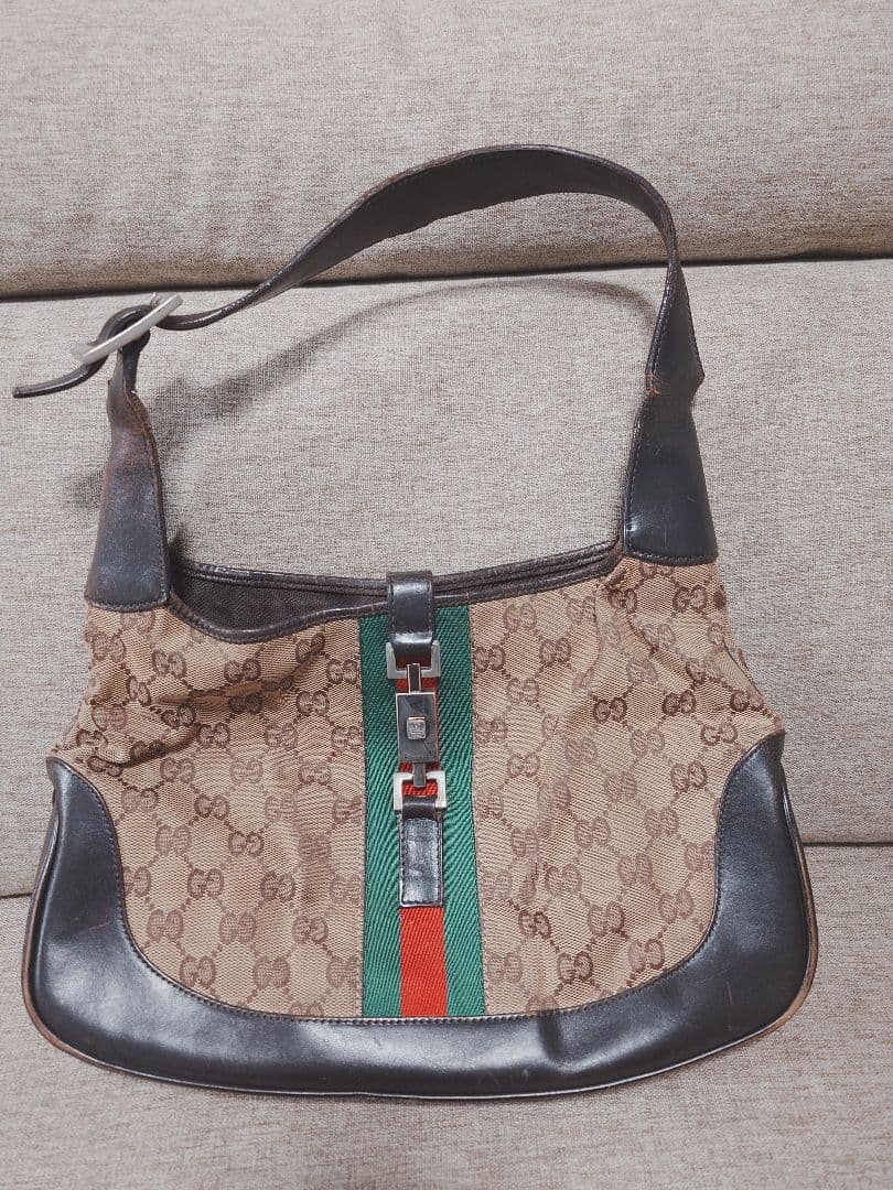 GUCCI グッチ ジャッキー シェリーライン ハンドバッグ ヴィンテージ