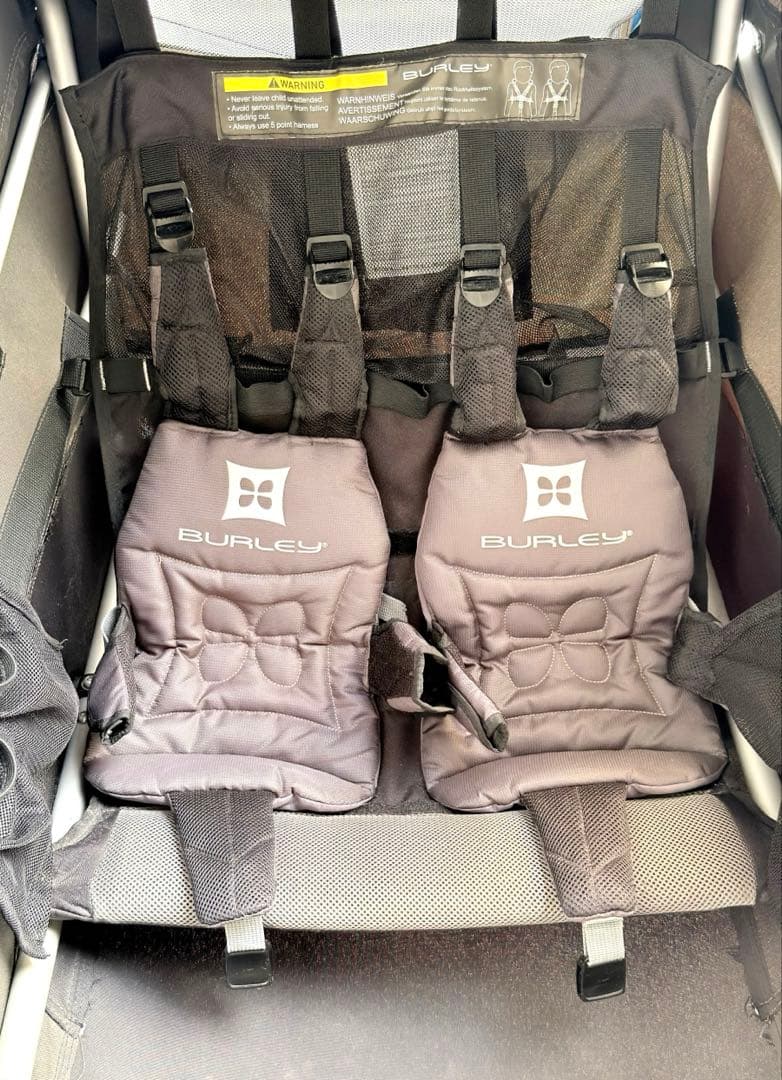 burley D’lite2 2人用トレーラー + 付属品