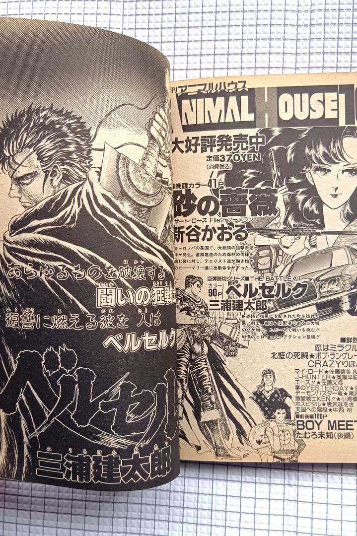 月刊アニマルハウス 特別編集　王狼 凄絶総集編　作 武論尊　画 三浦建太郎