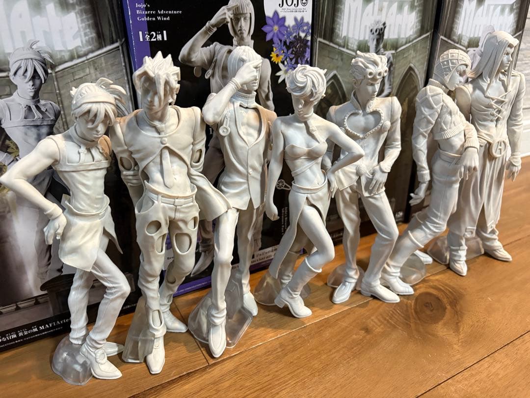 ジョジョの奇妙な冒険 石膏カラー フィギュア11体＋おまけ1体 計12体セット