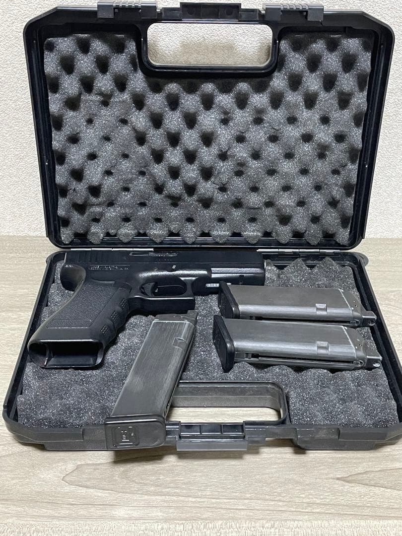 KSC GLOCK グロック 予備マガジン2本 ハードケース ガスガン