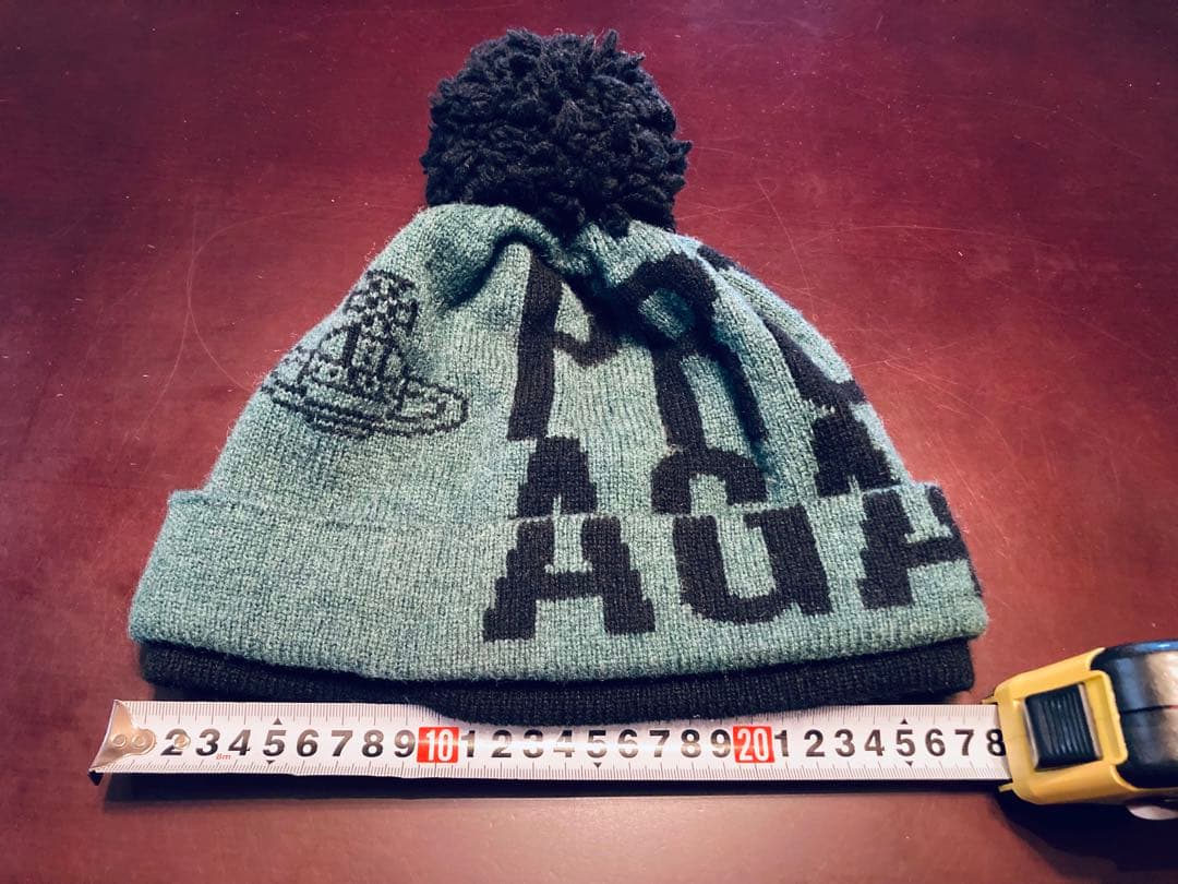 とのちゃん様 Vivienne Westwood ニット帽 オーブ柄 グランジ