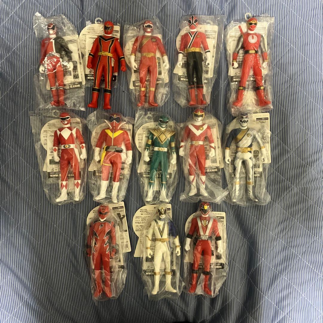 レジェンド戦隊ヒーローシリーズ　ソフビセット