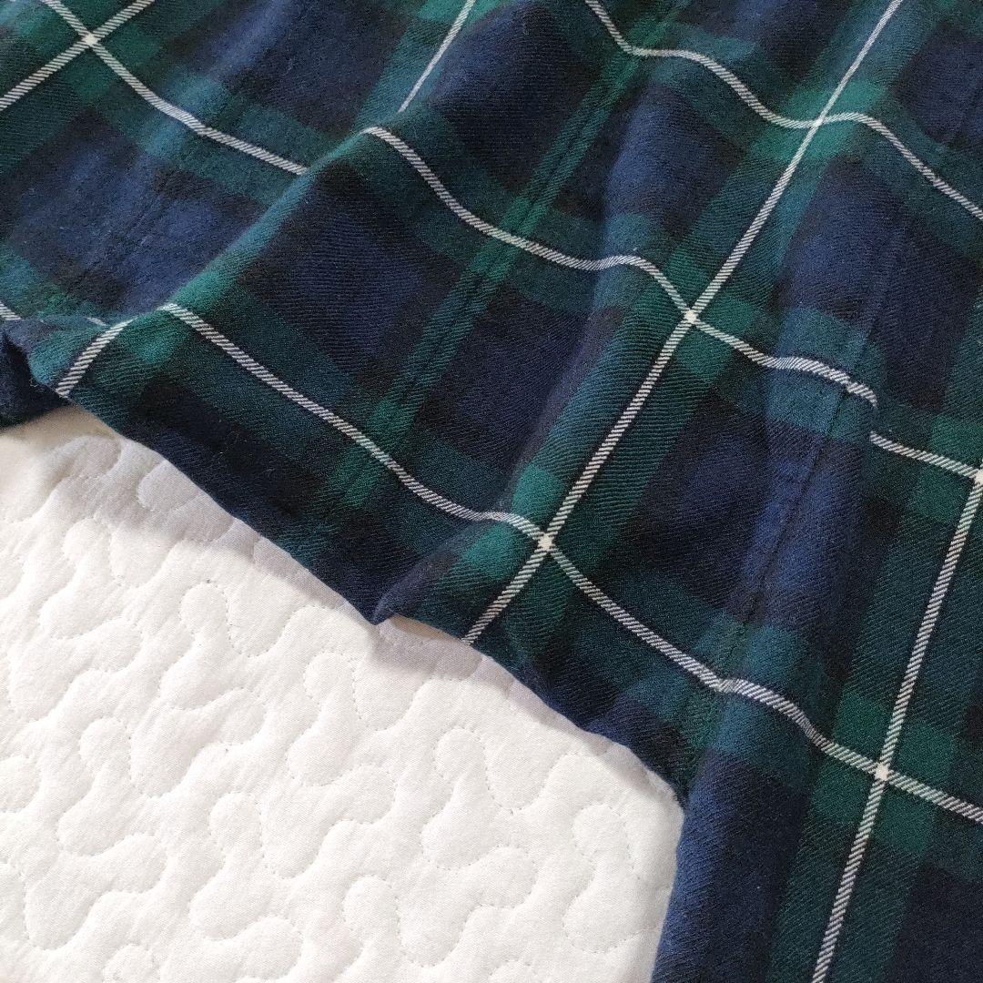 美品✨コムデギャルソン　ウールサルエルパンツ　タータンチェック　グリーン　SS