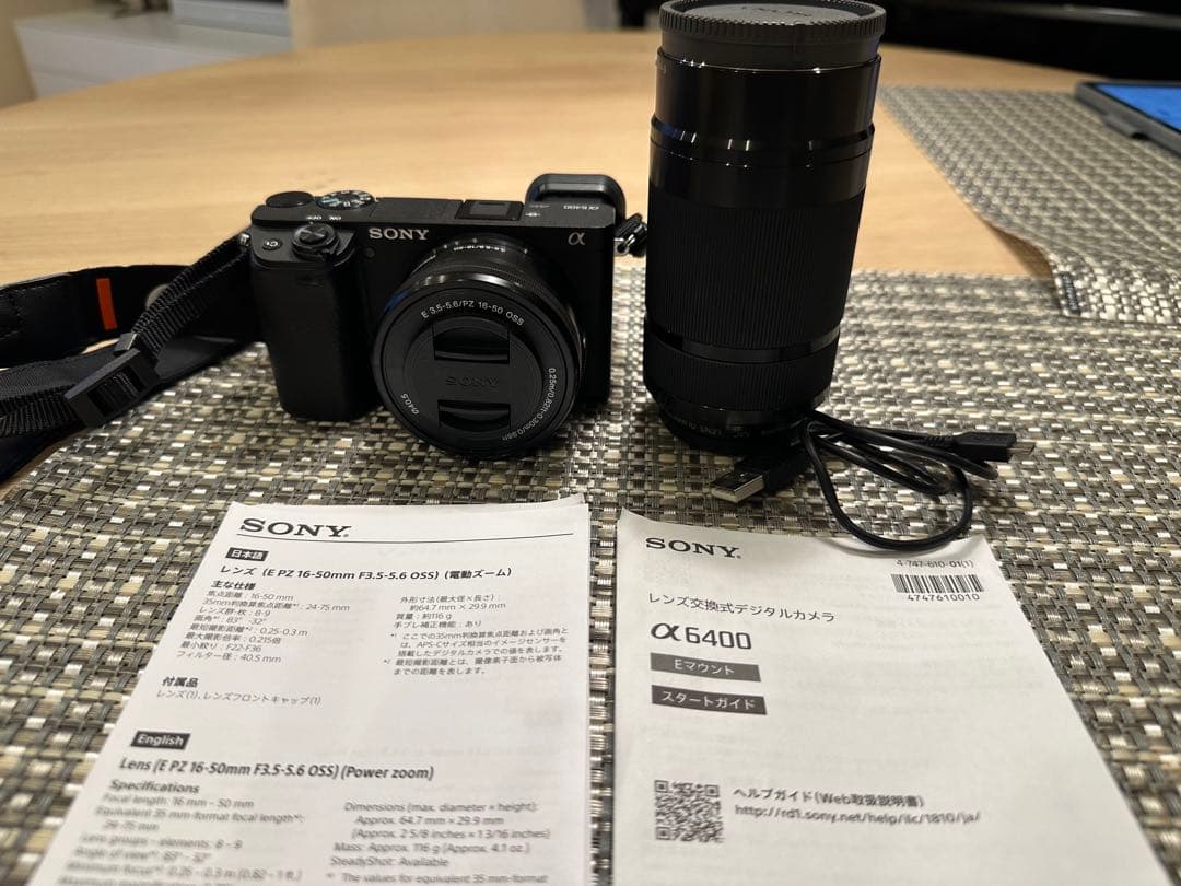 ✴︎お値下げ✴︎SONY α6400 デジタル一眼レフ ダブルズームレンズキット